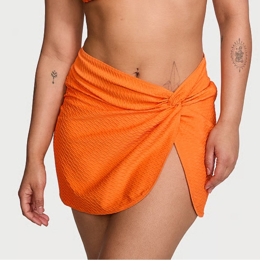 Victoria's Secret Bright Orange Swim Sarong